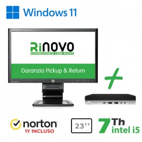RINOVO HP ULTRA MINI PC REFURBISHED DM 600-800 G3 RN65532311 I5-7X00 16GB SSD 256GB W11P NORTON 1Y