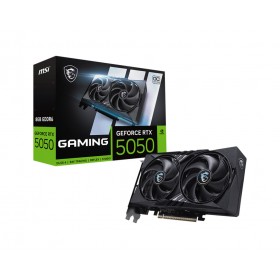 MSI VGA GE FORCE RTX 5050, RTX 5050 8G GAMING OC, 8GB GDDR6, HDMI/DP*3, ATX, DUAL FAN, OC