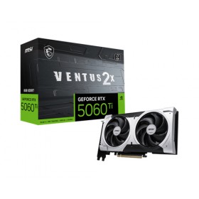 MSI VGA GEFORCE RTX 5060 TI, RTX 5060 TI 8G VENTUS 2X PLUS, 8GB GDDR7, HDMI/DP*3, ATX, DUAL FAN