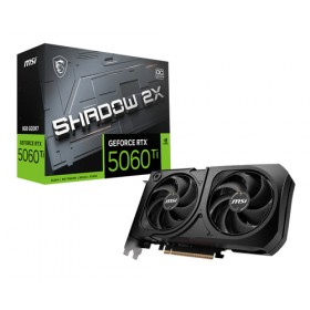 MSI VGA GE FORCE RTX 5060 TI, RTX 5060 Ti 8G SHADOW 2X OC PLUS  BULK, 8GB GDDR7, HDMI/DP*3, ATX, DUAL FAN, BULK