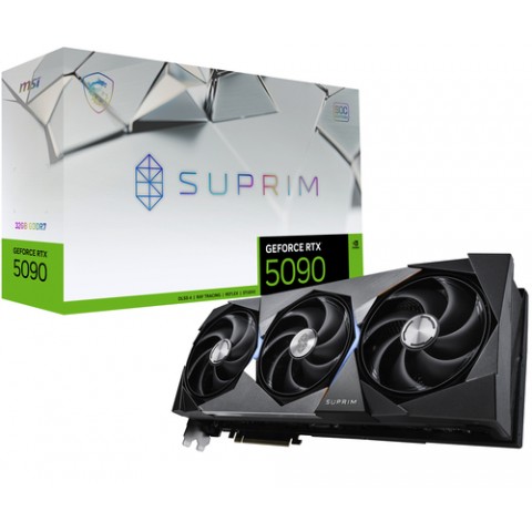 MSI VGA GEFORCE RTX 5090, RTX 5090 32G SUPRIM SOC, 32GB GDDR7, HDMI/DP3, TRI FROZR, OC