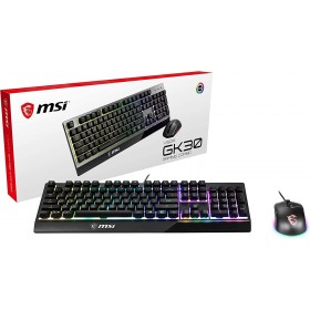 MSI TASTIERA LAYOUT ITALIANO + MOUSE VIGOR GK30 COMBO BLACK