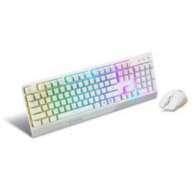 MSI BUNDLE TASTIERA + MOUSE VIGOR GK30 COMBO WHITE LAYOUT ITA