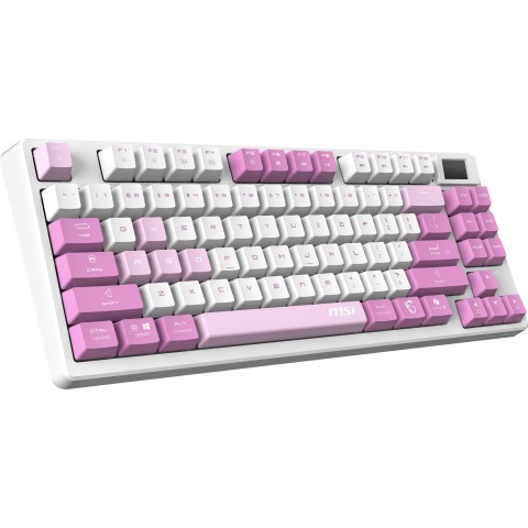 MSI GK600 WHITE DEEP PURPLE LIGHT PURPLE FORGE KEYBOARD ,ITA MSI GK600 WHITE DEEP PURPLE LIGHT PURPLE FORGE KEYBOARD ,ITA