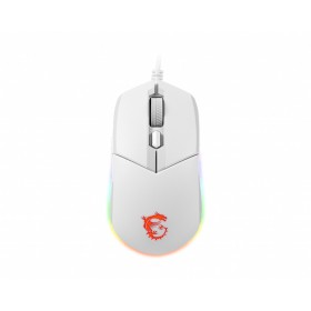 MSI MOUSE GAMING CLUTCH GM11 WIRED LED ROSSO SENSORE OTTICO