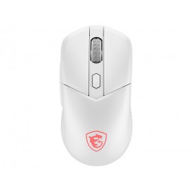 MSI MOUSE VERSA 300 W BIANCO, WIRELESS, OTTICO, 8000DPI,6 PULSANTI CON ROTELLA