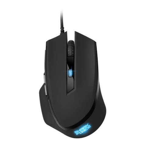 SHARKOON MOUSE GAMING SHARK-FORCE2-BL, 4200 DPI, USB, 1.8MT, NERO