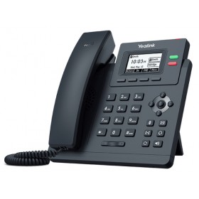 YEALINK TELEFONO VOIP 2XLAN 10/100 POE, VOCE HD, DISPLAY MONOCROMATICO, 1XRJ9, 2 LINEE SIP