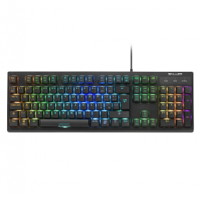 SHARKOON TASTIERA GAMING MECCANICA SKILLER MECH SGK30, SWITCH BLUE, LAYOUT ITA, RGB PERSONALIZZABILE