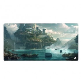 SHARKOON SKILLER SGP40 D6 MOUSEPAD TAPPETINO GAMING 1000 x 500 x 3  MM LAGUNA VERDE