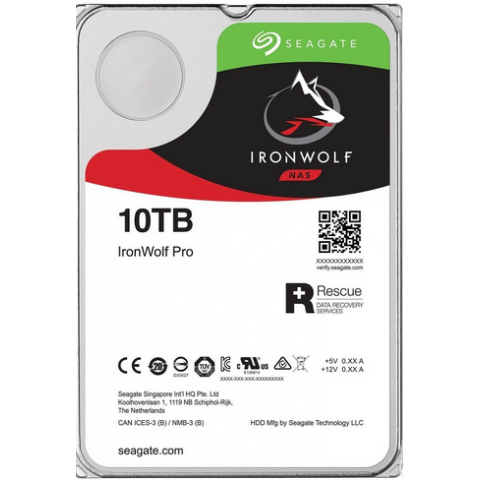 SEAGATE HDD INTERNO IRONWOLF PRO 10TB 3,5 SATA 6GBS 7200RPM SEAGATE HDD INTERNO IRONWOLF PRO 10TB 3,5 SATA 6GBS 7200RPM