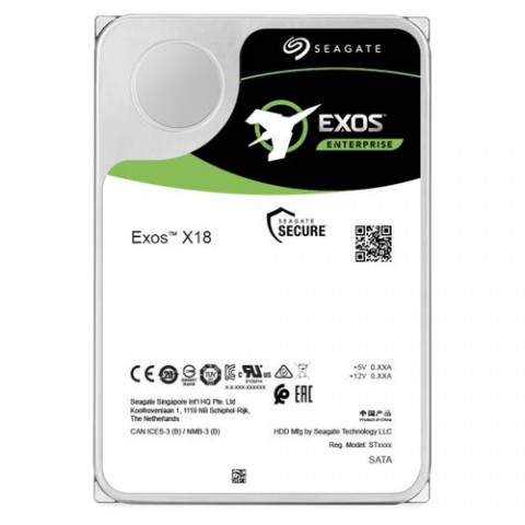 SEAGATE HDD EXOS X18 16TB 3,5 7200RPM SATA 6GB/S BUFFER 256MB