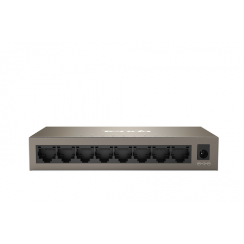 TENDA SWITCH 8 PORTE GIGABIT IEEE 802.3/U/X/AB, SWITCHING 16GBPS, PROTEZIONE VULMINI 6KV