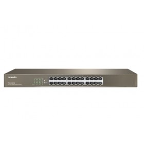 TENDA SWITCH 24 PORTE GIGABIT 10/100/1000, CAPACITA SWITCHING 48GBPS, PROTEZIONE FULMINI 6KV