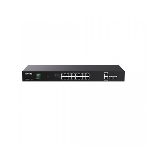 TENDA SWITCH POE UNMANAGED, 20 PORT, 16 POE