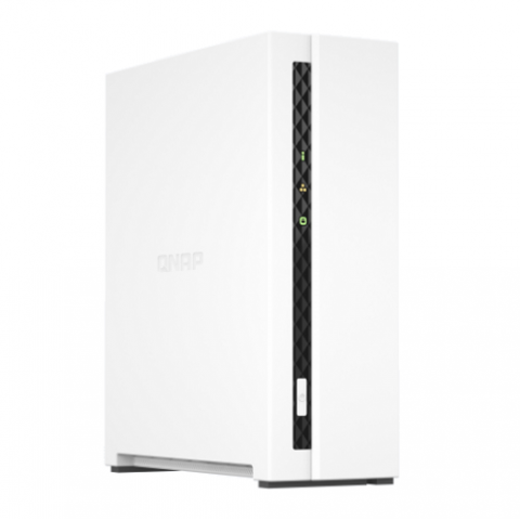 QNAP NAS TOWER 1BAY ARM 4CORE 1.8GHz 1xSATA 6GB/S 3.5"/2.5" 2GB RAM ON-BOARD 1xGbE, 1xUSB3.2 GEN1 1x