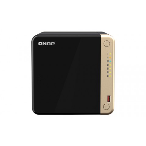 QNAP NAS - 4-BAY DESKTOP NAS, 4 X 3.5"/2.5" SATA 6GB/S DRIVE BAYS, 2 X M.2 2280 PCIE GEN 3 X1 SLOTS,