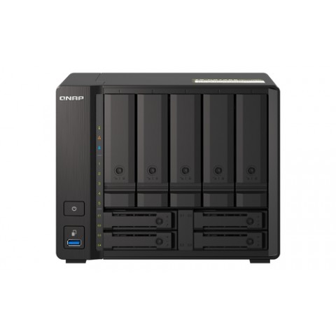 QNAP NAS TOWE TS-H973AX-32G 9HD NOHD 2.5"/3.5" 2PX2.5GBE+1P 10G BASE-T 32GB DDR4 AMD RYZEN V1500B 4C