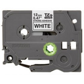 BROTHER NASTRO LAMINATO DA 12MM (8M) NERO SU BIANCO