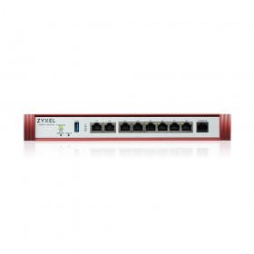 ZYXEL FIREWALL CONS. 50 UTENTI, BANDA FINO A 5GB, 1P2,5GBPOE+1P2,5GB+6PGB LAN/WAN, DESKTOP/RACK