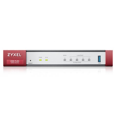 ZYXEL FIREWALL 1P GBE POE 30W 4P GBE 2 GBPS FIREWALL THROUGHPUT. WAN-VPN 20 IPSEC 15 SSL INCL.1Y SEC