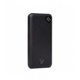 VULTECH POWER BANK CON SCHERMO LCD 10000 mAh USB e Type C QUICKCHARGE 3.0 Nero