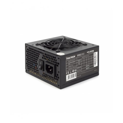 VULTECH ALIMENTATORE MICRO ATX, 500W VENTOLA TERMOREGOLATA, SERIE ESSENCE