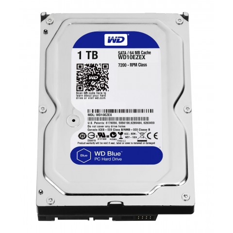 WESTERN DIGITAL HDD BLUE 1TB 3.5 SATA600 7200RPM