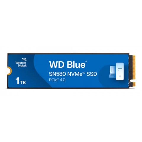 WD SSD BLUE SN580 1TB M2 NVME PCI-E 4X4 4150/4150MB/S R/W