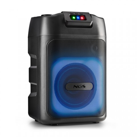 NGS ALTOPARLANTE WIRELESS, 80 W, COMPATIBILE CON BLUETOOTH E TWS, LUCI LASER PROIEZIONE. USB/AUX IN,