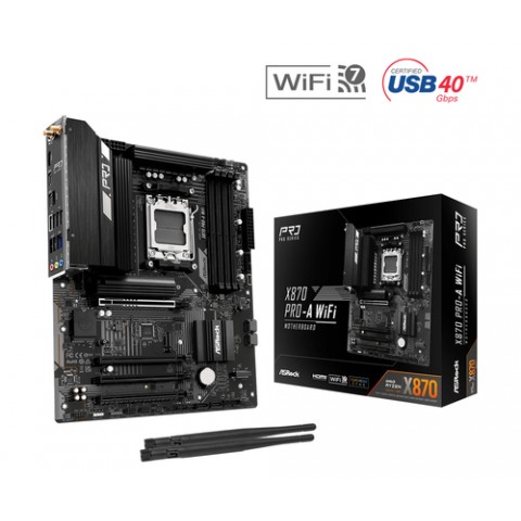 ASROCK MB AMD AM5 X870/4DDRS/WIFI ASROCK MB AMD AM5 X870/4DDRS/WIFI