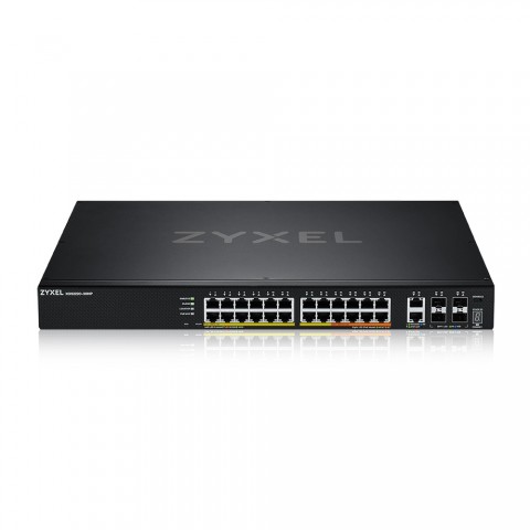 ZYXEL SWITCH MANAGED LAYER 3 LITE, 24X GBPOE , 2X 10GPOE 400W, 4 SFP+, RACK, NFLEX