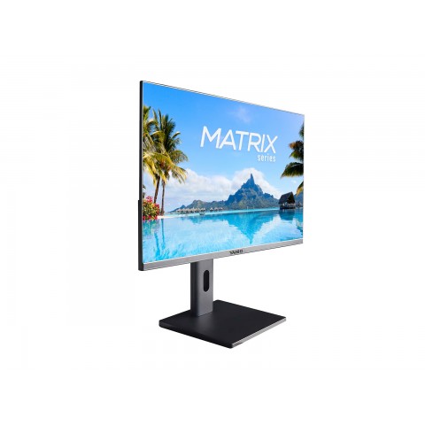 YASHI MONITOR 23,8 LED VA 16:9 FHD 4MS 300CDM, REG ALTEZZA, VGA/HDMI, MULTIMEDIALE