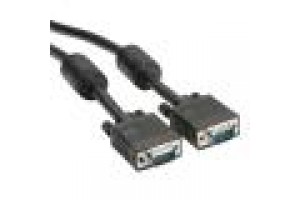 ROLINE CAVO DI RETE HQ VGA CABLE+ FERRITE, DDC, HD15, M/M, 6 M NERO