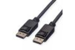 ROLINE GREEN CAVO DISPLAYPORT CABLE, DP - DP, M/M, BLACK, 1M