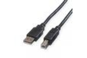 ROLINE GREEN CAVO USB2.0, A - B, M/M, BLACK, 1.8M