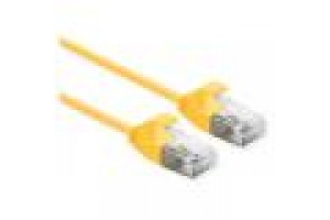 ROLINE CAVO UTP DATA CENTER PATCHCORD CAT.6A, CLASS EA, LSOH, SLIM, GIALLO, 1M
