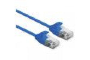 ROLINE CAVO UTP DATA CENTER PATCHCORD CAT.6A, CLASS EA, LSOH, SLIM, BLU, 1M