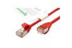 ROLINE GREEN CAVO U/FTP DATACENTER PATCHCORD CAT.6A/CLASS EA, LSOH/TPE, SLIM, ROSSO, 2M