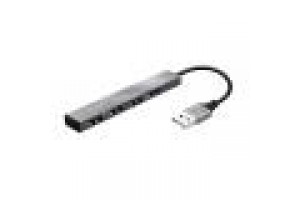 TRUST MINI USB HUB 4 PORTE HALYX ALUMINIUM