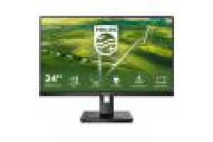 PHILIPS MONITOR 23,8 LED IPS 16:9 FHD 4MS 250 CDM, VGA/DVI/DP/HDMI, GREEN LINE, PIVOT, MULTIMEDIALE