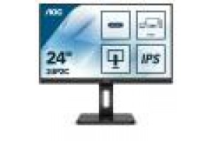 AOC MONITOR 23,8 16:9 IPS FHD 4MS 250 CDM PIVOT, USB-C, VGA/DP/HDMI MULTIMEDIALE AOC MONITOR 23,8 16:9 IPS FHD 4MS 250 CDM PIVOT, USB-C, VGA/DP/HDMI MULTIMEDIALE