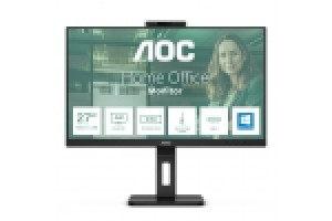 AOC MONITOR 23,8 LED IPS FHD 16:9 4MS 300 CDM, WEBCAM, PIVOT, DP/HDMI, MULTIMEDIALE