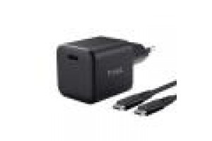 TRUST ALIMENTATORE/CARICABATTERIA 65W ULRTACOMPATTO USB-C GAN - CAVO RICARICA INCLUSO - PLASTICA RIC