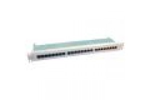 VALUE 19" PATCHPANEL, CAT.6/CLASS E, 24 PORTE, STP, GRIGIO