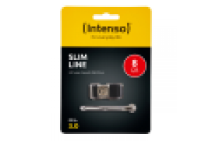 INTENSO PEN DISK 8GB USB 3.0 SLIM LINE BLACK