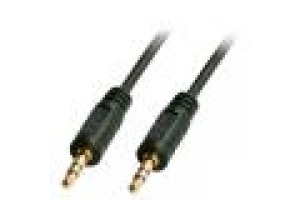 LINDY CAVO AUDIO JACK 3.5MM, M/M, 2MT, NERO