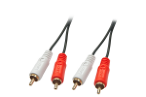 LINDY CAVO AUDIO STEREO 2X RCA MASCHIO/MASCHIO, 1M