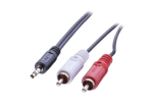 LINDY CAVO AUDIO STEREO 2X RCA MASCHIO/3.5MM MASCHIO, 5M