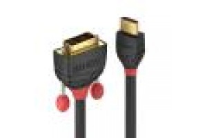 LINDY CAVO HDMI A DVI-D BLACK LINE, 2M LINDY CAVO HDMI A DVI-D BLACK LINE, 2M